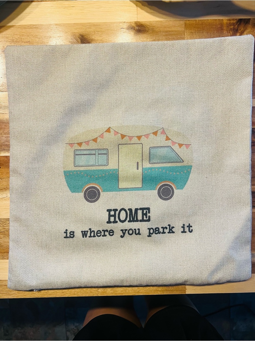 Home is Where You Park It Pillow Cover